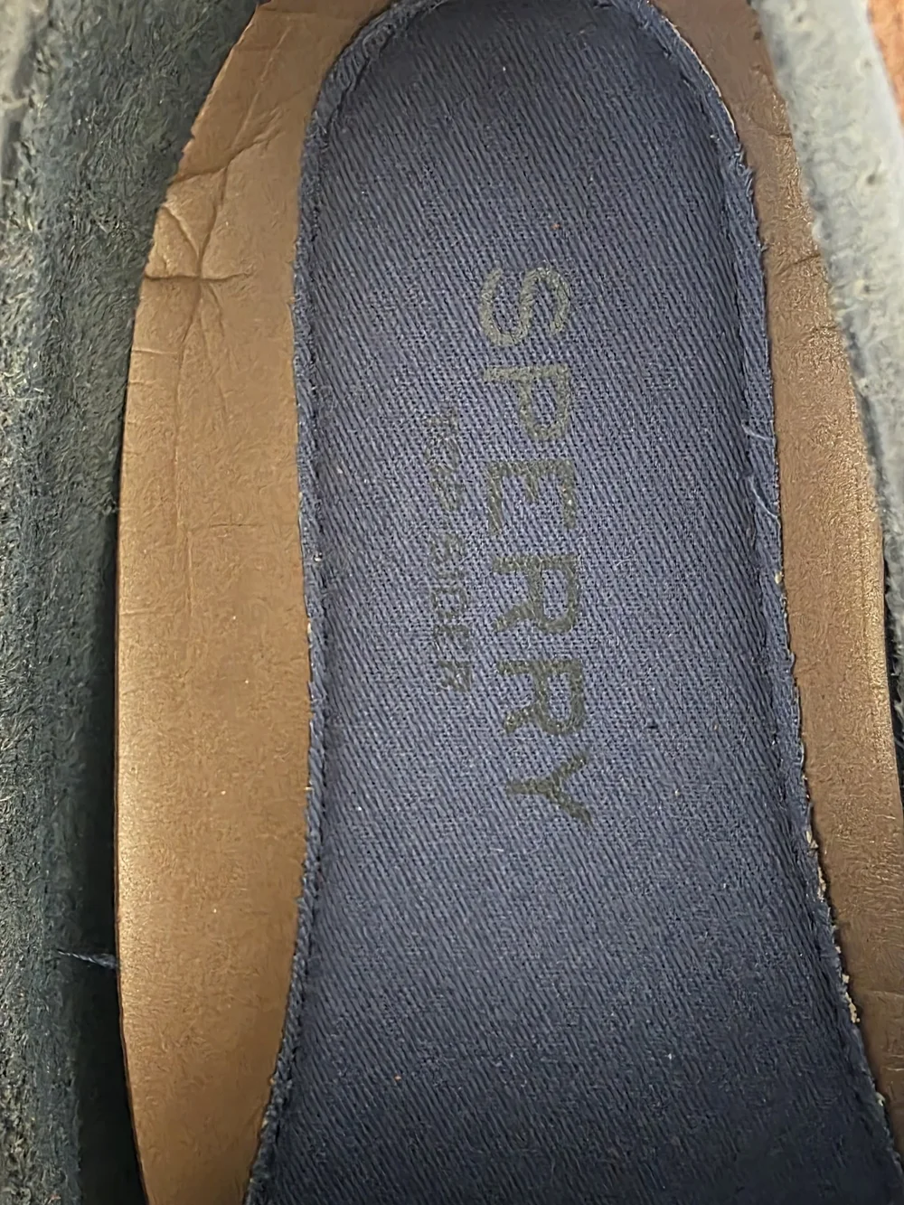 Sperry Top-sider men's Navy Leather 2-eye Boat Shoes Preppy Old Money Nautical
